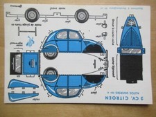 1955 SUPPLEMENT MARABOUT JUNIOR 2CV CITROEN TO MOUNT POSTCARD