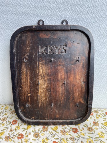 Cadre deco bois entrée - cadre, clé