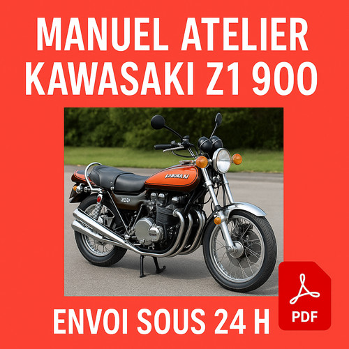 Manuel atelier kawasaki 900 - manuel,
