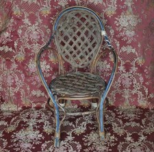 Ancienne Chaise en Rotin pour
