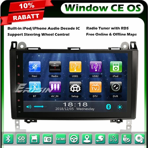 Autoradio bluetooth gps - 9",