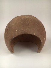 Vivarium 100% Naturel Noix de Coco Coque Cacher Sec Sécurisé Taille Environ