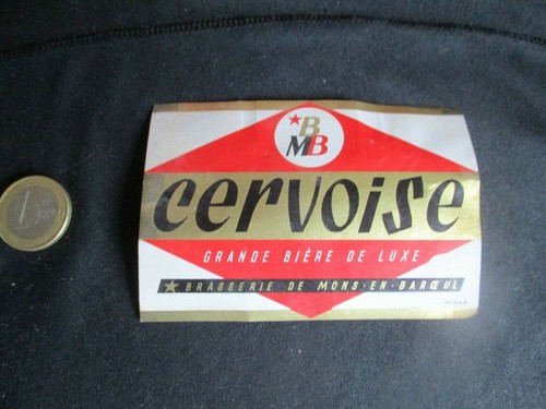 Antique label beer cervoise - antique,