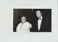5X8  B&W   PHOTO OF-PETULA  CLARK AND HUSBAND