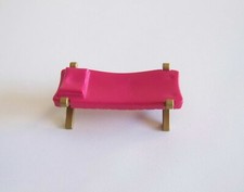 PLAYMOBIL (H180) MAGICAL LAND - Pink Camp Bed for Royal Tent 3837