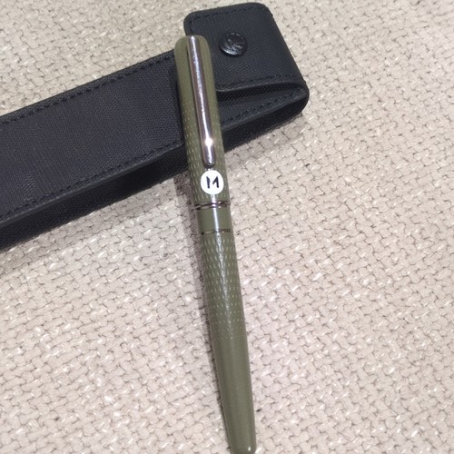 Stylo plume vert - , étui