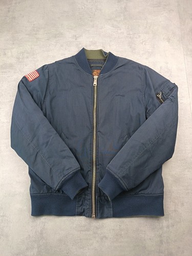 Blouson bombers schott bleu - blouson,