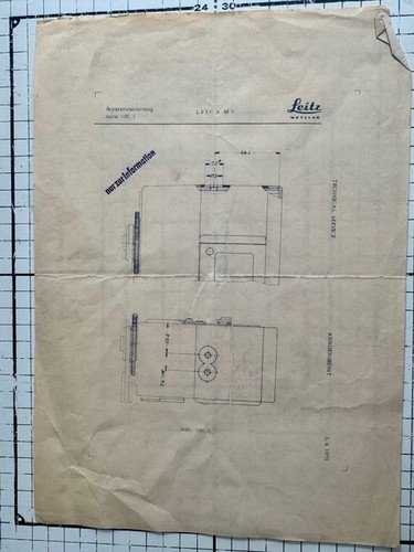 Leica vue éclatée a4 - m,
