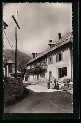 Cpa valloires route du - valloires,,