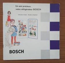 Vintage Bosch 50/60 Refrigerator Fridge Recipe Booklet User Manual, Recipe Booklet