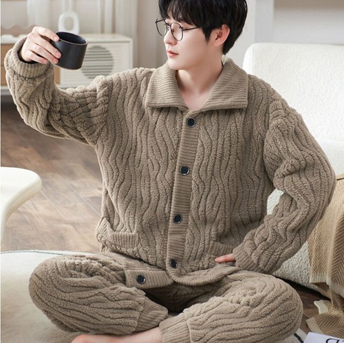 Hommes chaud pyjama - hommes, ensemble
