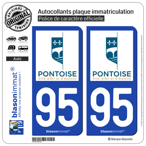 Stickers autocollant plaque - 2,