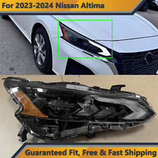 Full LED Headlight Assembly for 2023 2024 Nissan Altima Right Passenger Black