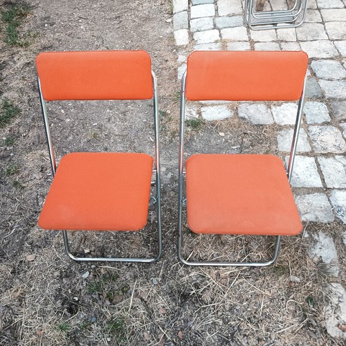 Vintage chaises pliantes - vintage,