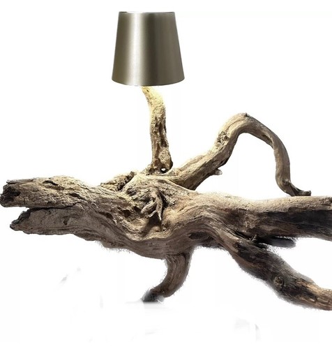 Lampe bois flotté art - art, &
