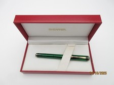 Levenger Sheaffer Connaisseur White Dot Aegean Green Roller Ball Pen Box