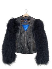 LIVE&LOVE Veste en cuir Dames