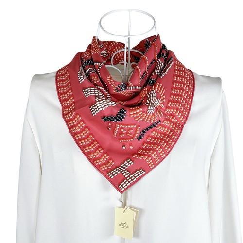 Foulard vintage soie - foulard,