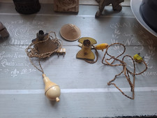 2 Anciennes lampes a pince