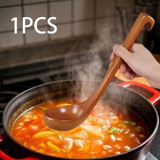 Louche à soupe en bois
