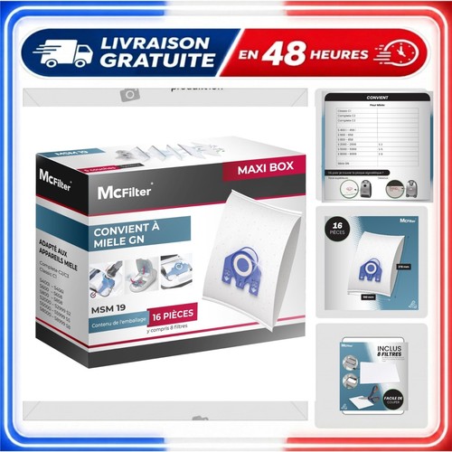 Sacs aspirateur miele s4 - gn, s2