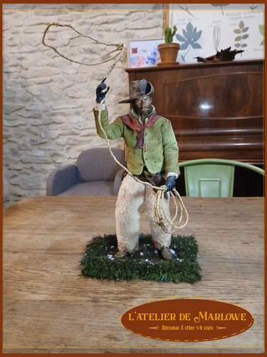 Figurine custom cowboy 6 - figurine,