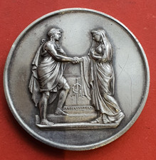 MEDAILLE ANCIENNE  DE MARIAGE