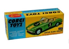 Corgi toys boîte box repro