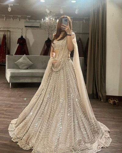 Party wear lehenga choli - party,