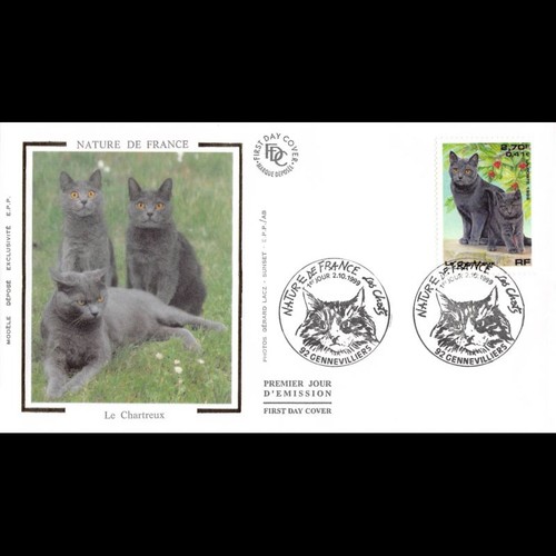 Fdc soie les chats le - chats,
