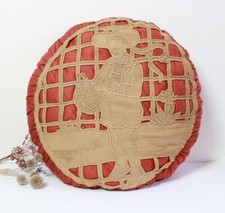 Grand Coussin rond ancien