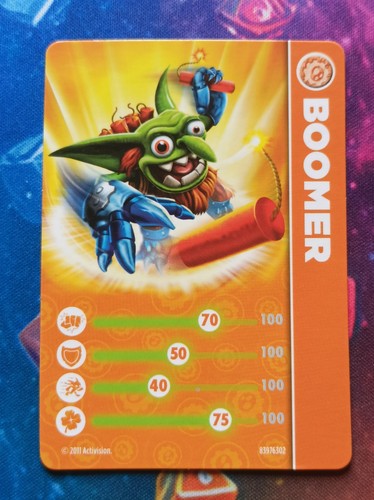 Carte boomer skylanders - boomer,