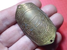 Ancienne Plaque  de Vélo