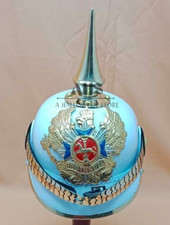 Casque Pickelhaube en cuir