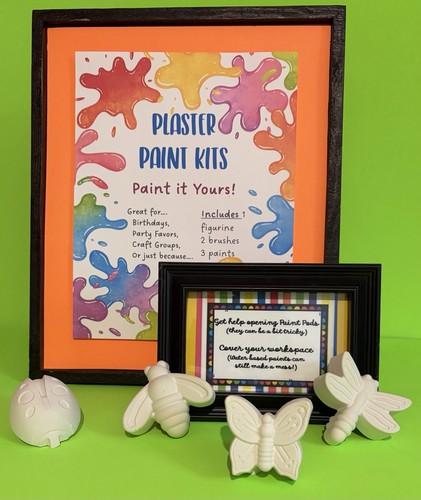Kids craft paint kits plaster - kids, kits,