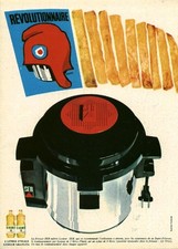 Antique Kitchen Fryer SEB 1968 Magazine Issue Advertising