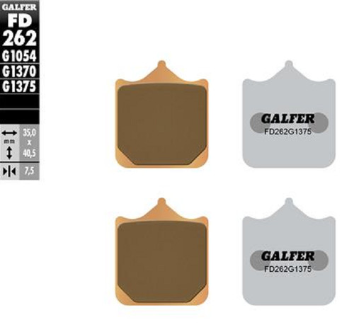 Galfer plaquette frein - plaquette,
