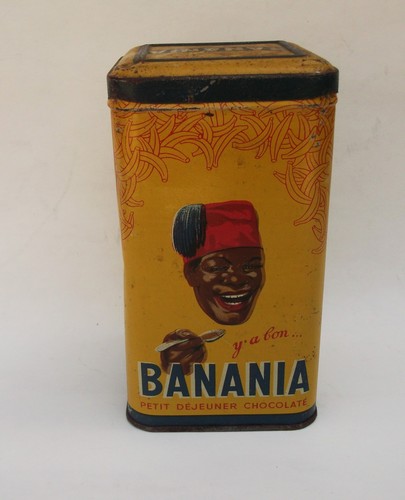 Boite banania tôle - boite, en