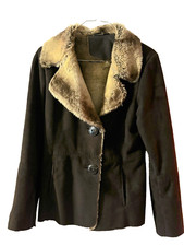 CAROLL  veste en daimet fausse