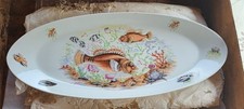 Ancien Service A Poissons Porcelaine De Limoges Tharaud 70/80 Coffret D Origine.