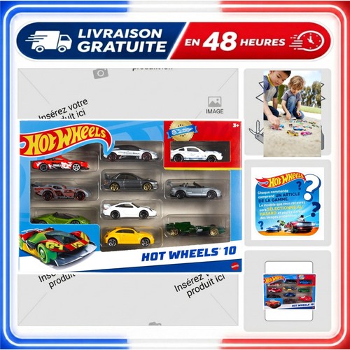 Hot wheels coffret voitures - hot,