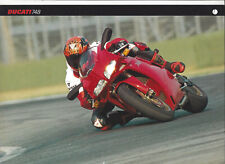 Ducati 748 Desmoquattro Circa 1998 1999 Original Brochure Brochure Depliant