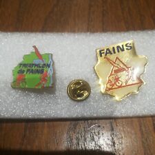 pin's TRIATHLON DE FAINS bike running swimming /p39