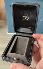 Ancien Beau coffret Cuir pour Briquet DUPONT Or 18 carats