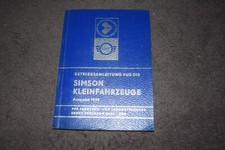 Operating Instructions Manual Simson Small Vehicles KR51/1 to SR4-3
