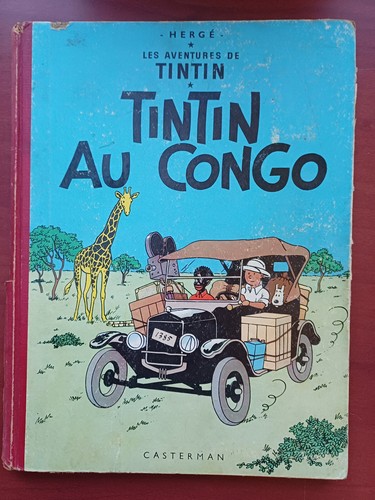 Tintin congo 4ème plat - congo,