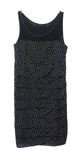 Robe nitya noire à pois - à,