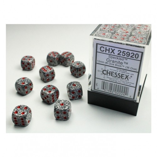 Cube granit marbré - -,