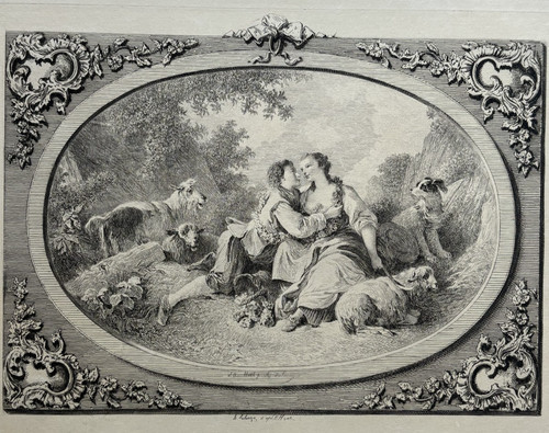 Pastorale gravure eau forte - eau,