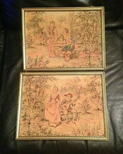 Lot de 2 Anciennes Tapisserie